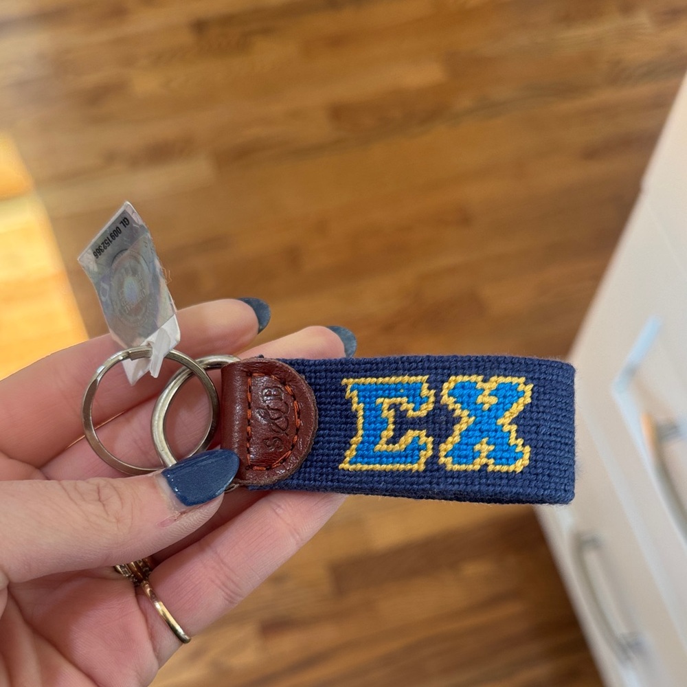 Sigma Chi Needlepoint Key Fob